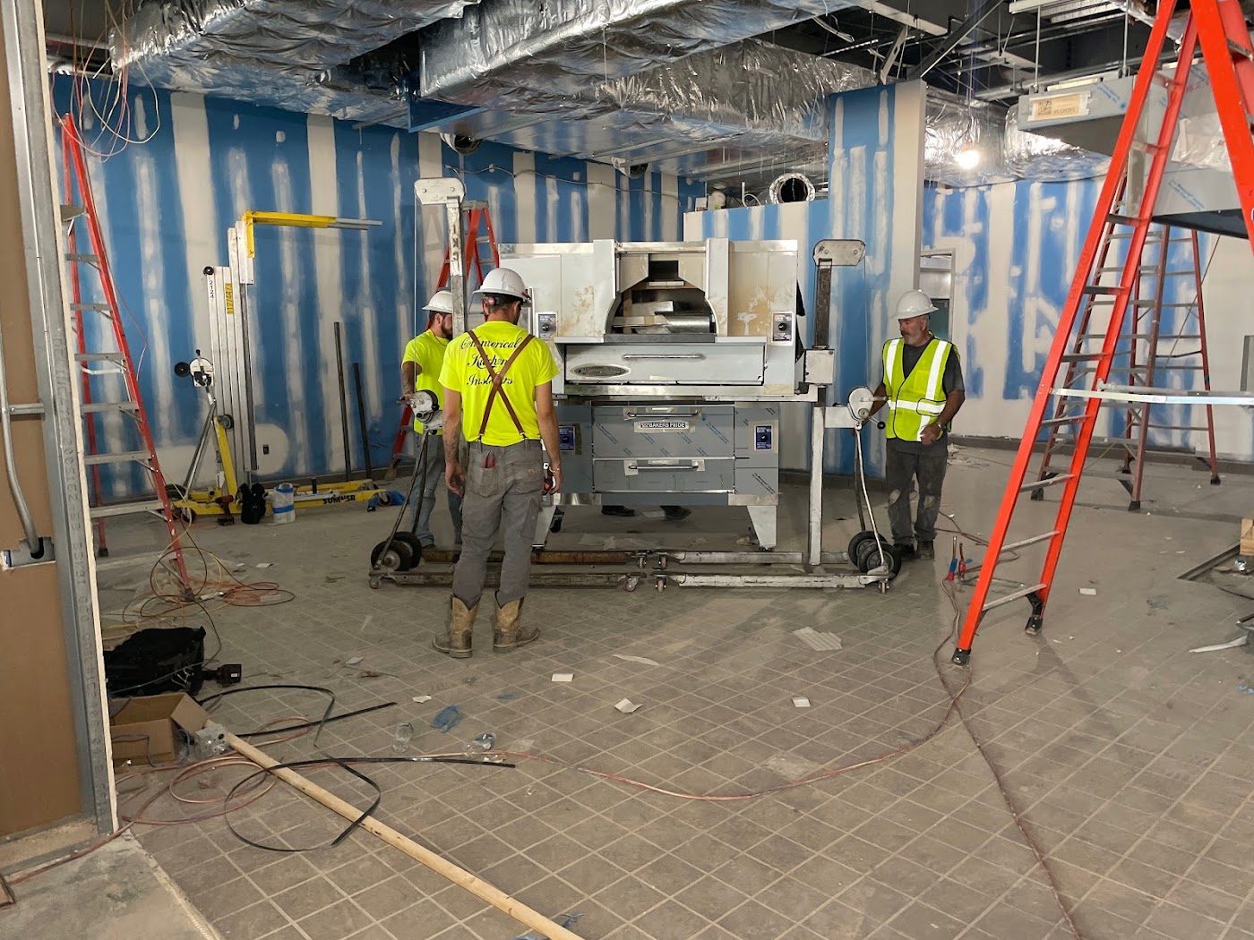 Restaurant kitchen build-out